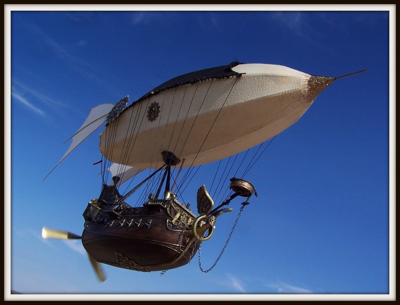 Steampunk Airship model