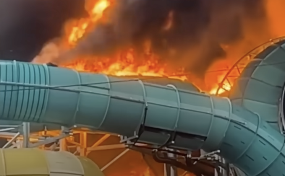 Wasserpark in Liseberg explodiert